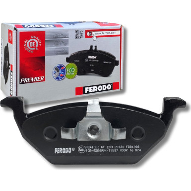 FERODO PREMIER ECO FRICTION FDB1398 Bremsbeläge inkl. Verschleißwarnkontakt, mit Kolbenclip