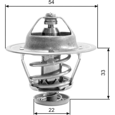 Gates | Thermostat, Kühlmittel | TH22682G1