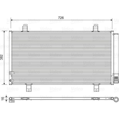 Valeo | Kondensator, Klimaanlage | 822580