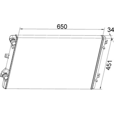 Mahle | Kühler, Motorkühlung | CR 1538 000S