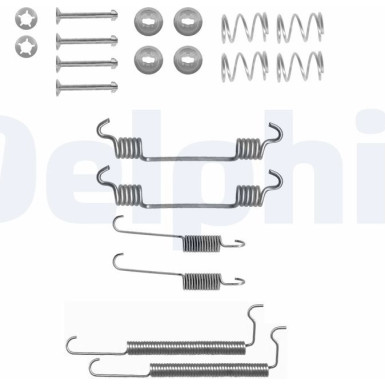 Delphi | Zubehörsatz, Bremsbacken | LY1133