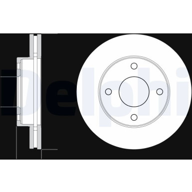 Delphi | Bremsscheibe | BG4651C