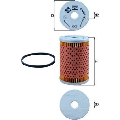 Knecht | Kraftstofffilter | KX 9D