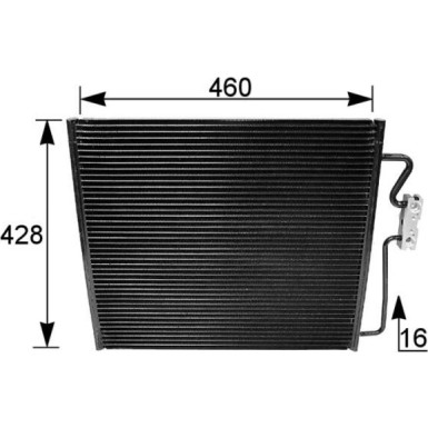 Mahle | Kondensator, Klimaanlage | AC 154 001S