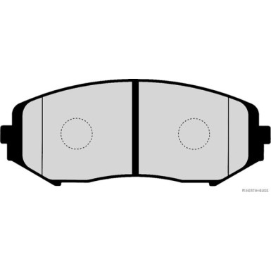 Herth+Buss Jakoparts | Bremsbelagsatz, Scheibenbremse | J3608028