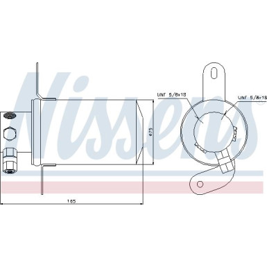 Nissens | Trockner, Klimaanlage | 95228