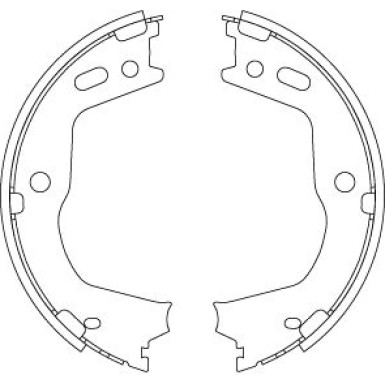 TRW | Bremsbackensatz, Feststellbremse | GS8803