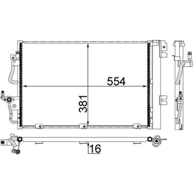 Mahle | Kondensator, Klimaanlage | AC 377 001S