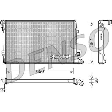 Denso | Kühler, Motorkühlung | DRM32019