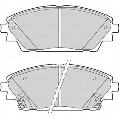 Valeo | Bremsbelagsatz, Scheibenbremse | 302285