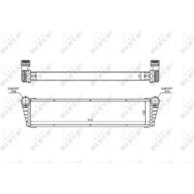 NRF | Kühler, Motorkühlung | 53799