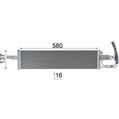 Mahle | Ölkühler, Automatikgetriebe | CLC 290 000P