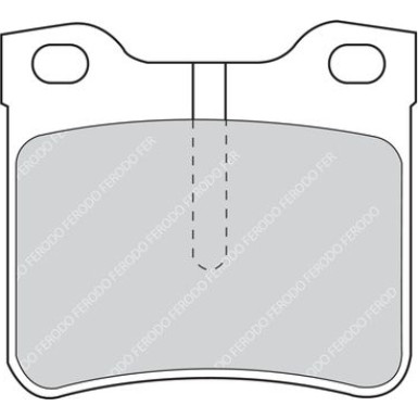 Ferodo | Bremsbelagsatz, Scheibenbremse | FVR1044