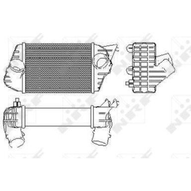 NRF | Ladeluftkühler | 30833