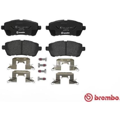 Brembo | Bremsbelagsatz, Scheibenbremse | P 24 072