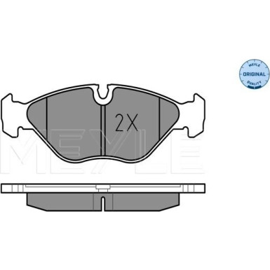 Meyle | Bremsbelagsatz, Scheibenbremse | 025 211 5419