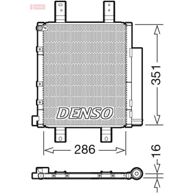 Denso | Kondensator, Klimaanlage | DCN35005