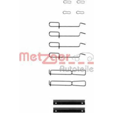 Metzger | Zubehörsatz, Scheibenbremsbelag | 109-1265