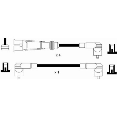 NGK | Zündleitungssatz | 0947
