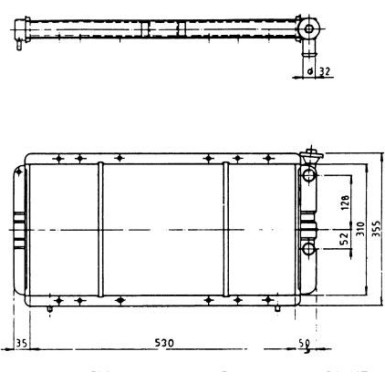 NRF | Kühler, Motorkühlung | 57323