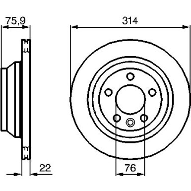 BOSCH | Bremsscheibe | 0 986 479 B72