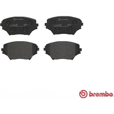 Brembo | Bremsbelagsatz, Scheibenbremse | P 83 055