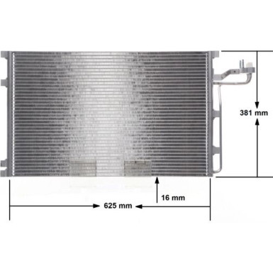 Mahle | Kondensator, Klimaanlage | AC 551 001S