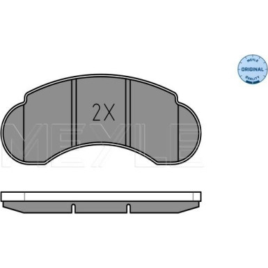 Meyle | Bremsbelagsatz, Scheibenbremse | 025 215 7314