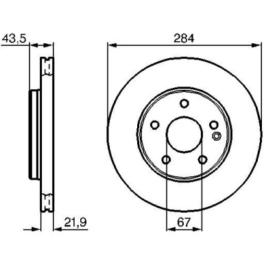 BOSCH | Bremsscheibe | 0 986 478 301