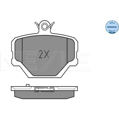 Meyle | Bremsbelagsatz, Scheibenbremse | 025 219 9915