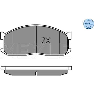 Meyle | Bremsbelagsatz, Scheibenbremse | 025 200 0215/W
