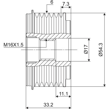 Valeo | Generatorfreilauf | 588015