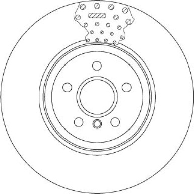 TRW | Bremsscheibe | DF6605S