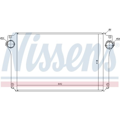 Nissens | Ladeluftkühler | 96614