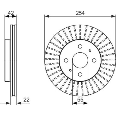 BOSCH | Bremsscheibe | 0 986 479 685