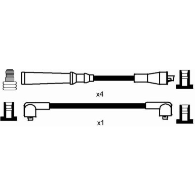 NGK | Zündleitungssatz | 2564