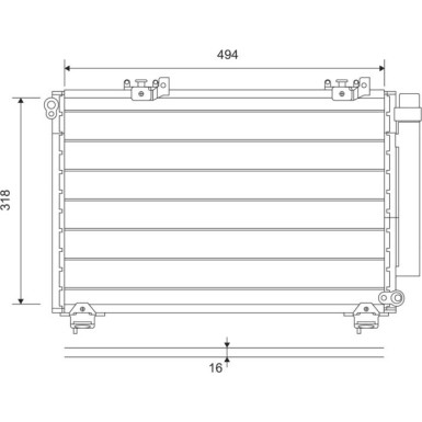 Valeo | Kondensator, Klimaanlage | 814309