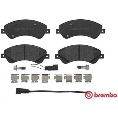 Brembo | Bremsbelagsatz, Scheibenbremse | P 24 065