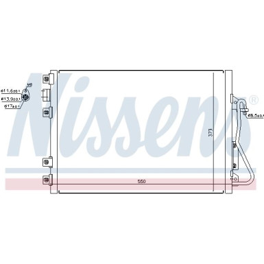 Nissens | Kondensator, Klimaanlage | 94657