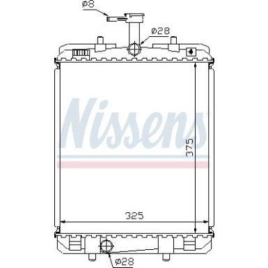 Nissens | Kühler, Motorkühlung | 64685