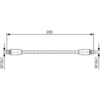 BOSCH | Bremsschlauch | 1 987 476 717