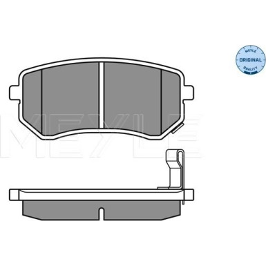 Meyle | Bremsbelagsatz, Scheibenbremse | 025 242 7614/W