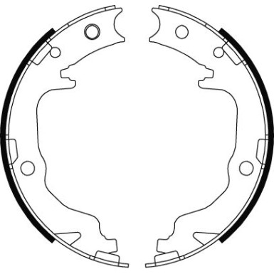 TRW | Bremsbackensatz, Feststellbremse | GS8804