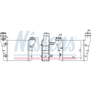 Nissens | Ladeluftkühler | 96549