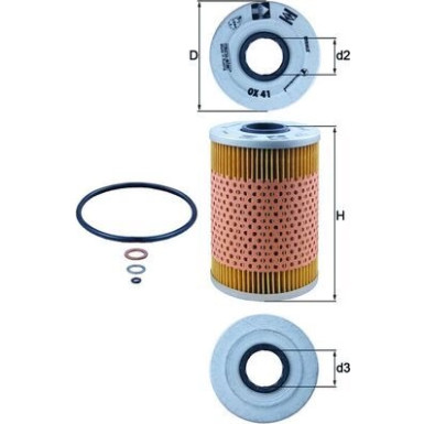 Knecht | Ölfilter | OX 41D