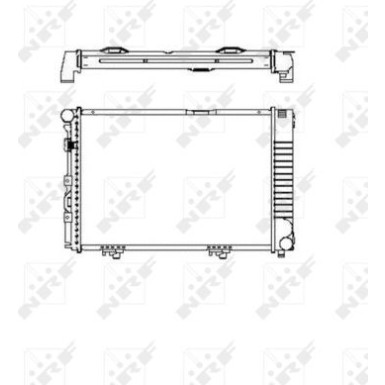 NRF | Kühler, Motorkühlung | 58719