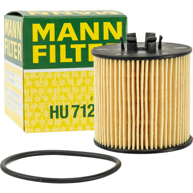 Mann-Filter | Ölfilter-Set | Ölfilter mit Ablassschraube für Audi, Seat, Skoda, VW | HU 712/6 X