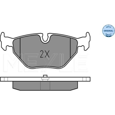 Meyle | Bremsbelagsatz, Scheibenbremse | 025 219 3417