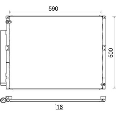 Mahle | Kondensator, Klimaanlage | AC 836 000S