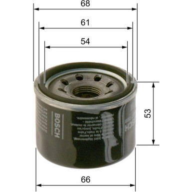 BOSCH F 026 407 089 Ölfilter